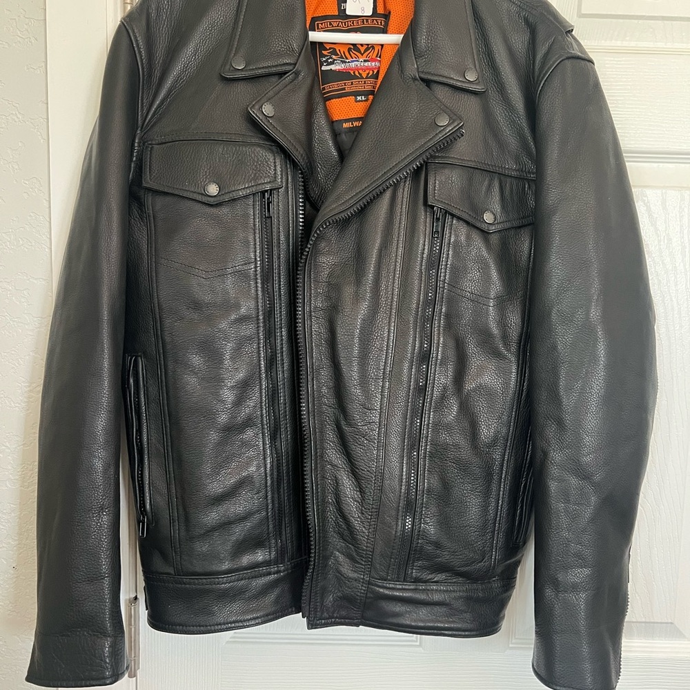 Milwaukee Leather zip-out liner jacket